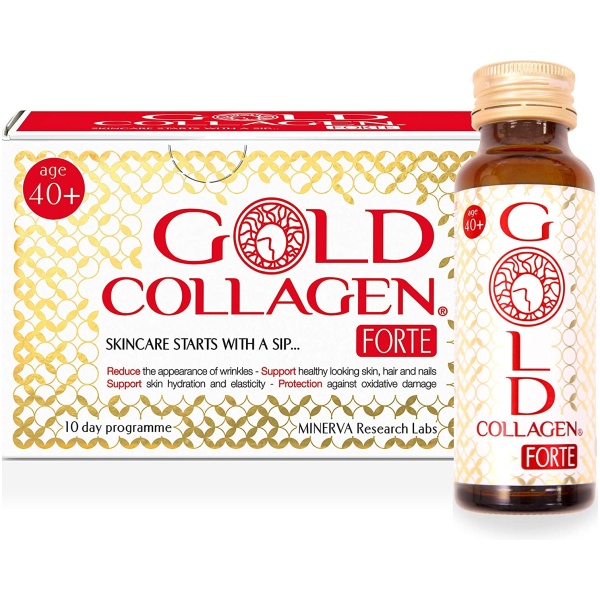 Gold Collagen Forte The Original #1 Liquid Collagen Anti Aging Beauty Supplementجولد كولاجين فورتى الأصلى ، كولاجين سائل لجمال البشرة و مضاد للشيخوخه