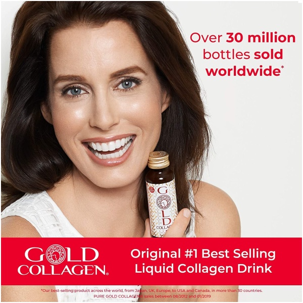 Gold Collagen Forte The Original #1 Liquid Collagen Anti Aging Beauty Supplementجولد كولاجين فورتى الأصلى ، كولاجين سائل لجمال البشرة و مضاد للشيخوخه - Image 4