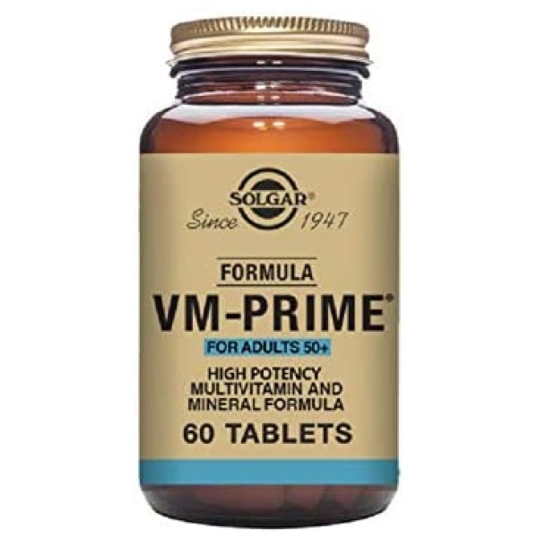 Solgar Formula VM-Prime for Adults 50 Plus - 60 Tablets سولجر ، فيتامينات و معادن متعددة للبالغين فوق 50 عام ، 60 حباية - Image 2