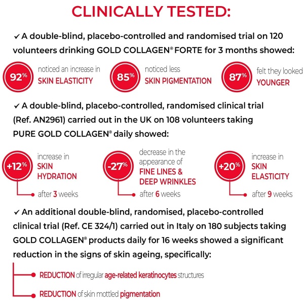 Gold Collagen Forte The Original #1 Liquid Collagen Anti Aging Beauty Supplementجولد كولاجين فورتى الأصلى ، كولاجين سائل لجمال البشرة و مضاد للشيخوخه - Image 6