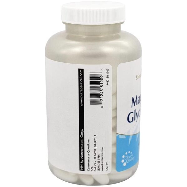 KAL Magnesium Glycinate 400 | 90 Serv. 180 CT جلايسينات الماغنيسيوم 400 مجم للجرعة ، 180 قرص - Image 3