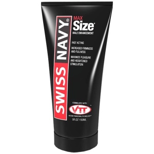 SWISS NAVY Max Size Male Enhancement Cream (5oz) ماكس سايز كريم تعزيز الأداء الجنسى