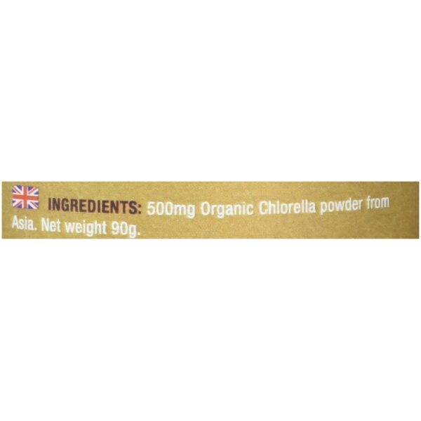 Green Origins Organic Chlorella Tablets 500mg Pack of 180  الكلوريلا العضوية 500 مجم ، 180 حباية - Image 6