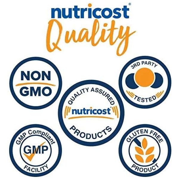 Nutricost Alpha GPC 300mg, 120 Vegetarian Capsules - Non-GMO and Gluten Free, 600mg per Serving الجليسروفوسفوكولين النباتى والغنى بالكولين ، 600 مجم للجرعة ، 120 كبسولة نباتية - Image 3