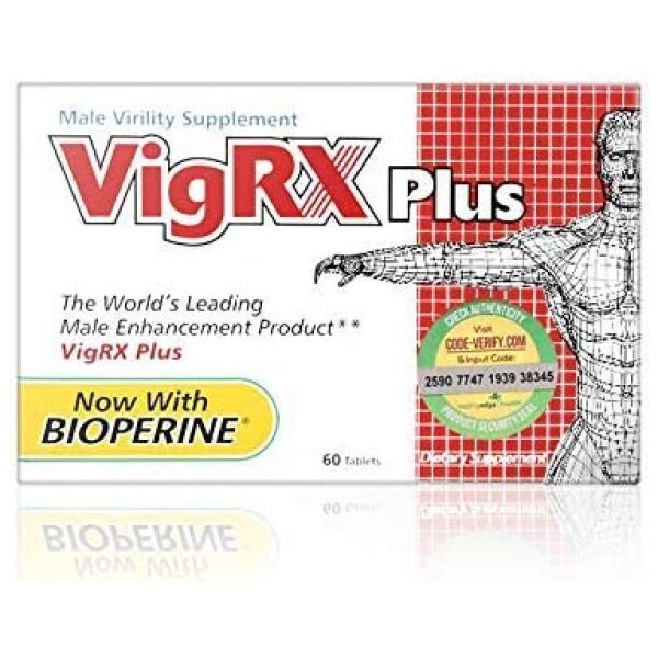 VigRX Plus - No#1 Male Support Supplement - 60 Tabletsفيجركس بلس لتحسين الصحة الجنسية وزيادة الرغبة الجنسية و علاج ضعف الإنتصاب ، 60 كبسولة - Image 3
