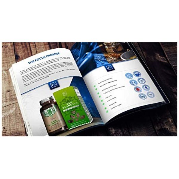 FS Saw Palmetto Capsules High Strength 320mg with Added Zinc 15mg | Saw Palmetto Extract (20:1) | 180 Vegan Capsules - 6 Month Supply | Gluten Free | Made in The UK in ISO Licensed Facilities بالميتو المنشار 320 مجم للكبسولة بنسبة إستخلاص 1: 20 مع الزنك 15 مجم ، 180 كبسولة بناتية ، تكفى لمدة 6 أشهر - Image 6