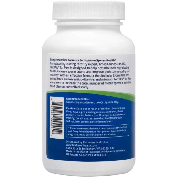 FAIRHAVEN HEALTH FertilAid for Men: Male Fertility Supplement - Image 4