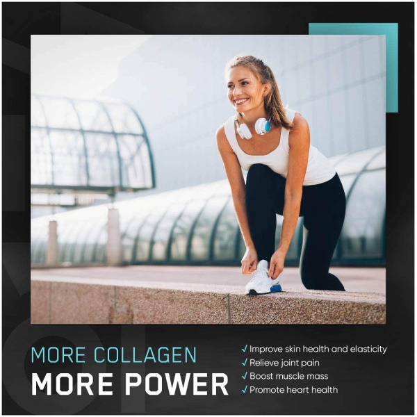 ALPHA01 Marine Collagen Wild-Caught Capsules - Types I & II Collagen Peptides -with Hyaluronic Acid, 120 Caps - Image 8