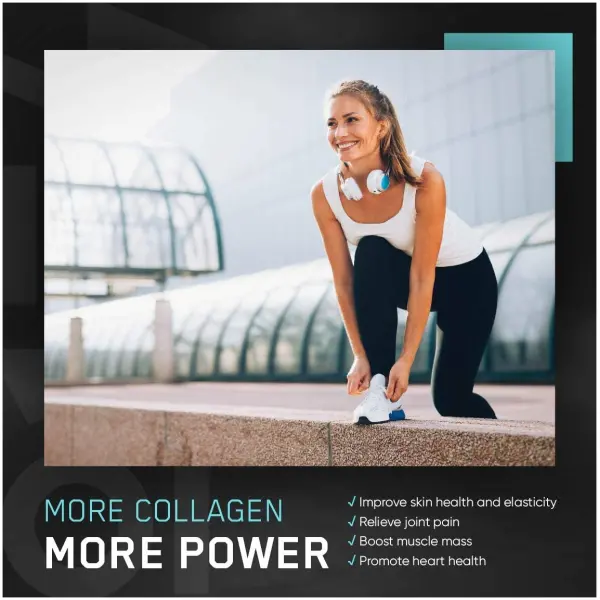ALPHA01 Marine Collagen Wild-Caught Capsules - Types I & II Collagen Peptides -with Hyaluronic Acid, 120 Caps - Image 8