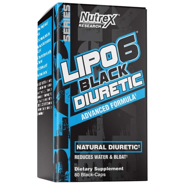 Nutrex Research Lipo-6 Diuretic | Advanced Natural Diuretic Pills | Bloat Relief Pills Weight Loss Relieve Swelling Reducing Water Retention | 80 Count  ليبو 6 مدر للبول الطبيعى، للتخلص من الماء الزائد فى الجسم ، وزيادة فقدان الوزن ، 80 قطعة