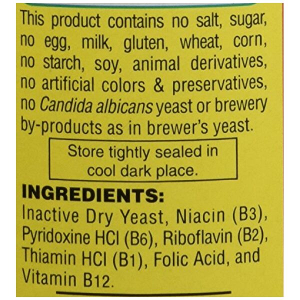 Bragg Premium Nutritional Yeast Seasoning 4.5 Ounce  الخميرة الغذائية ،127 جرام - Image 3