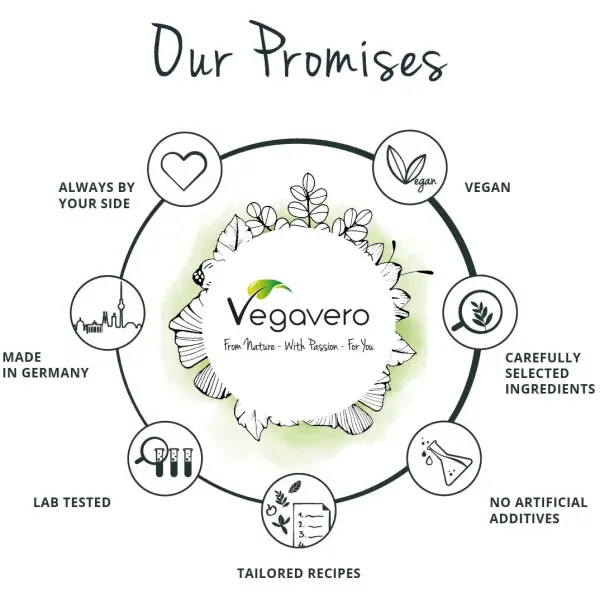 Vegavero Vitamin B3 (Nicotinamide) 500 mg Niacinamide Free 180 Capsules Energy and Skin No Additives Vegan فيتامين ب3 500مجم 180كبسولة - Image 2