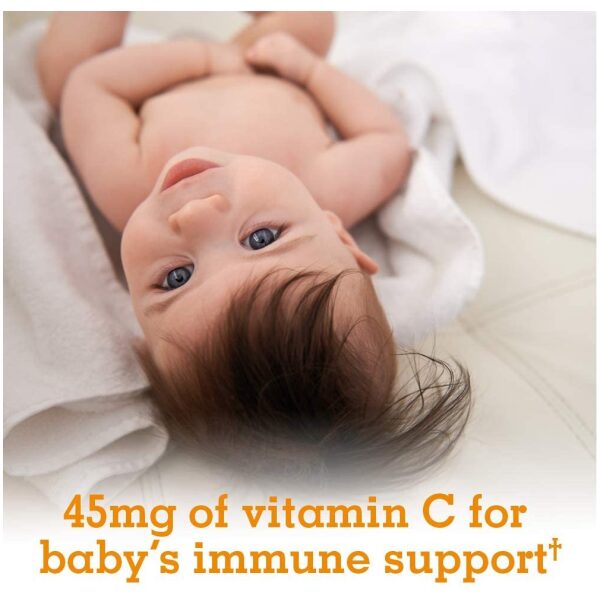 Garden of Life Baby Vitamin C Drops for Infants and Toddlers, Organic Liquid Vitamin C Immune Support <br/>قطرات فيتامين ج للأطفال من جاردن أوف لايف للرضع والأطفال الصغار، لدعم المناعة - Image 7