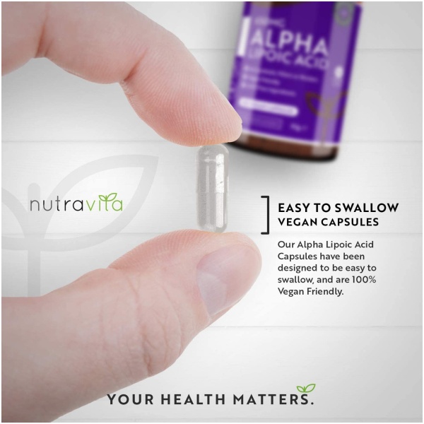 Nutravita Alpha Lipoic Acid 650mg – 120 High Strength Vegan - Image 2