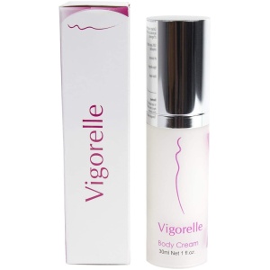 Vigorelle All-Natural Cream Lubricant and Sex Enhancer for Women, 1 Fluid Ounce كريم فيجوريل الطبيعي لتحفيز الرغبة الحميمية للمرأة - 28 مل