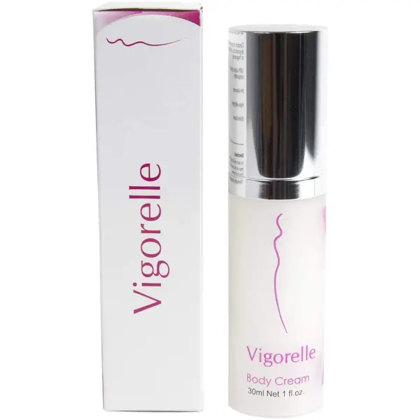 Vigorelle All-Natural Cream Lubricant and Sex Enhancer for Women, 1 Fluid Ounce كريم فيجوريل الطبيعي لتحفيز الرغبة الحميمية للمرأة - 28 مل