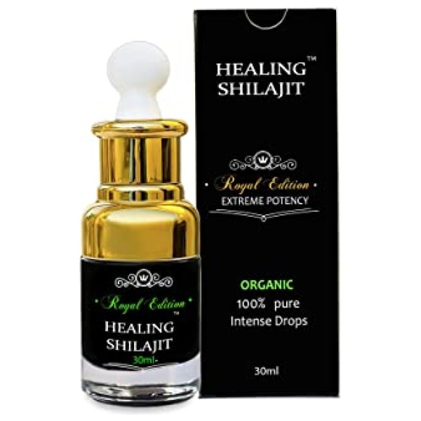 Himalayan Healing Intense Shilajit Drops - Royal Edition - 30ml قطرات رويال شيلاجيت هيمالايا النقى 30 مل